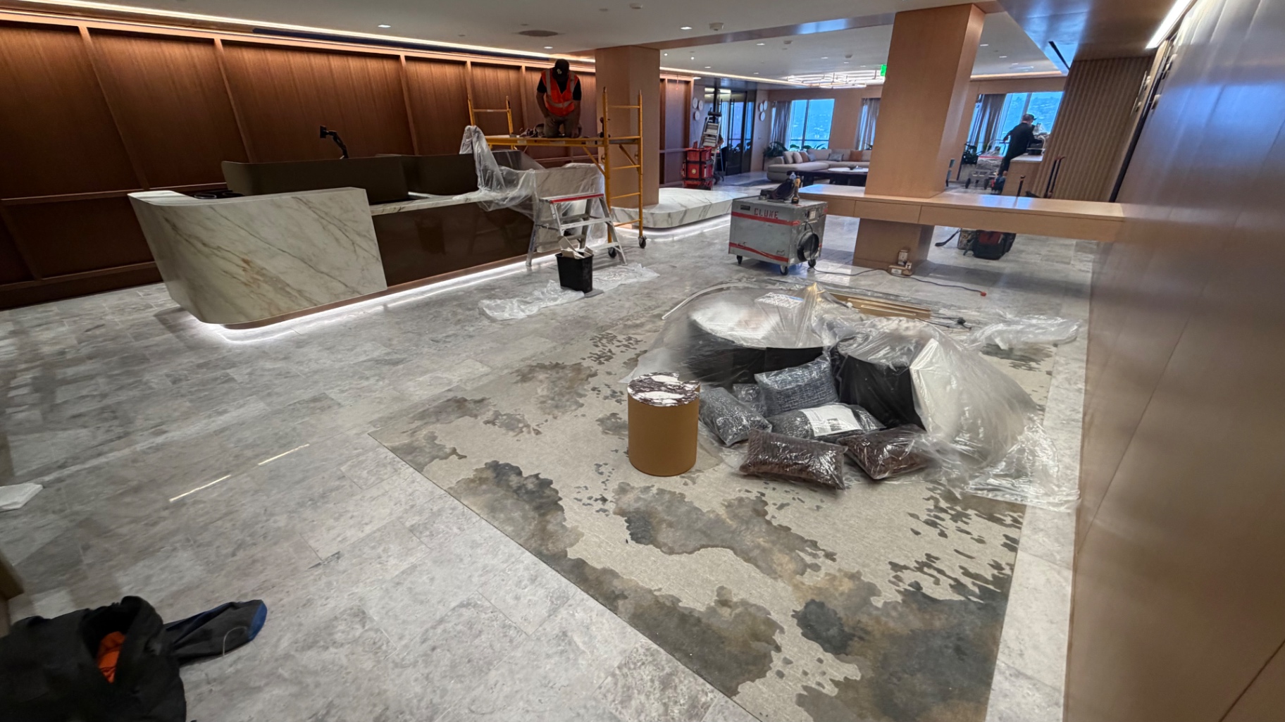 Reception Floor Installation