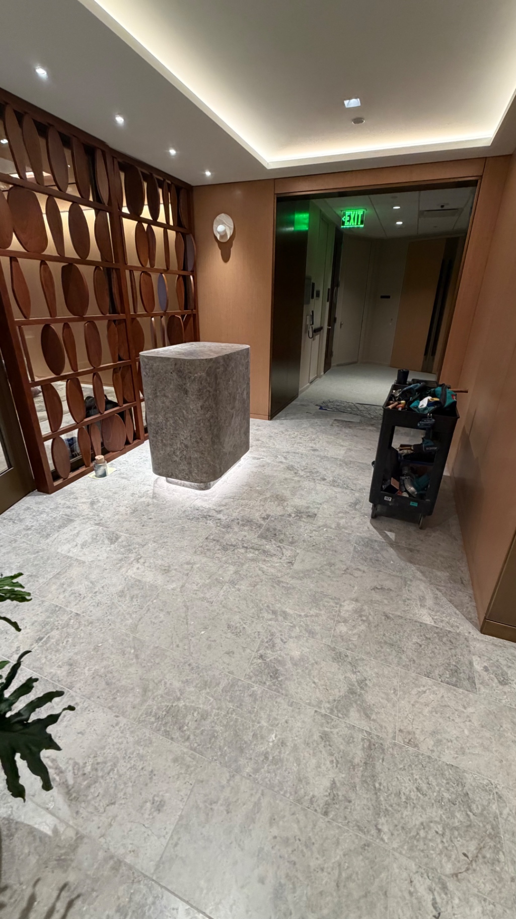 Floating Stone Pedestal