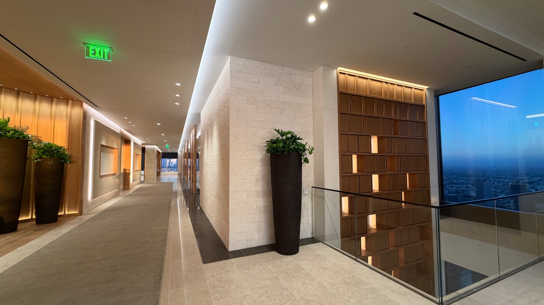 Stone Corridor & Glass