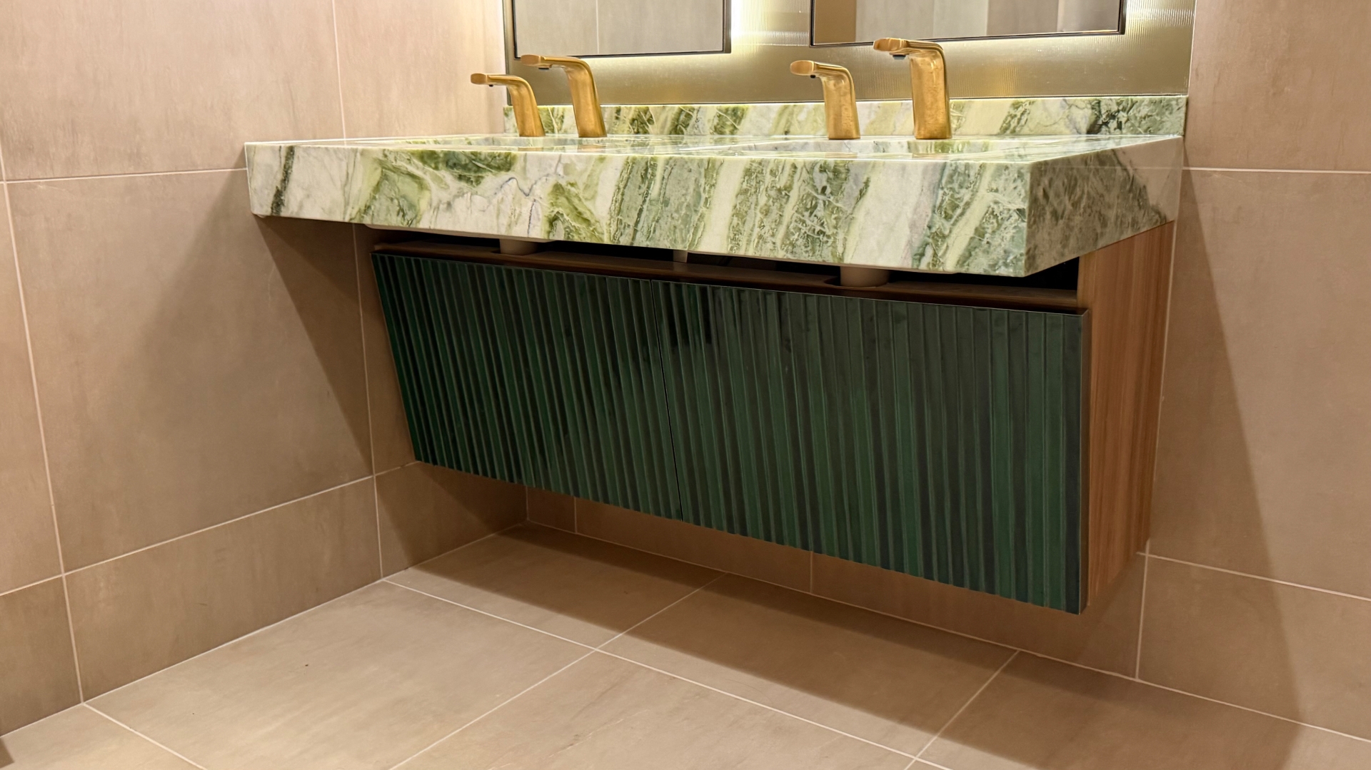 Green Marble Vanity